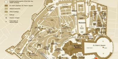 地图挖掘办公室梵蒂冈城